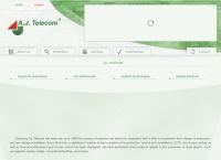 Strona internetowa z A.j. Telecom. Sp. Z O.o.