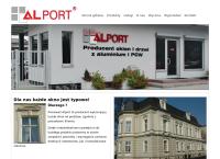 Strona internetowa z Alport - okna i drzwi z aluminium i PCW