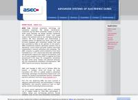 Strona internetowa z Asec S.a.