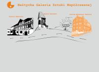 Strona internetowa z BGSW Bałtycka Galeria Sztuki Współczesnej / Podgrodzie
