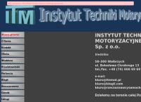 Instytut Techniki Motoryzacyjnej. Sp. Z O.o.