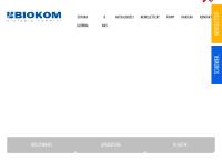 Strona internetowa z Biokom S.j.