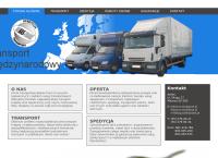 Strona internetowa z Bobas-Trans