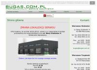 Strona internetowa z Bugas S.C.