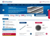 Strona internetowa z Centrum Klima S.a.