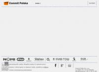 Strona internetowa z Commit Polska. Sp. Z O.o.