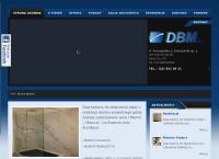 Strona internetowa z DBM. S.J.
