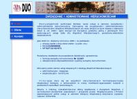 Strona internetowa z Duo S.c.