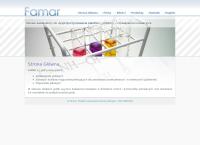 Strona internetowa z Famar. S.j.