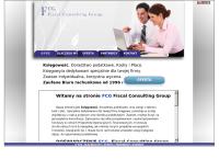 Strona internetowa z Fcg Fiscal Consulting Group