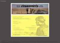 Strona internetowa z Fingerprints