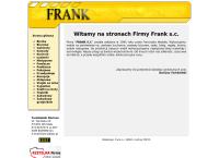 Strona internetowa z Frank
