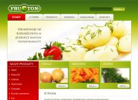 Strona internetowa z Fructon. S.j.