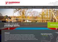 Strona internetowa z Gardenia Sport. Sp. Z O.o.
