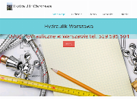 Strona internetowa z Hydraulik Warszawa