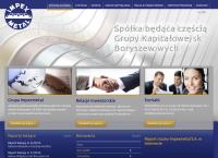 Strona internetowa z Impexmetal SA