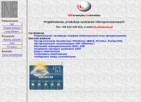 Strona internetowa z Inf-El