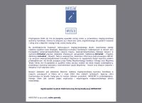 Strona internetowa z Infostat