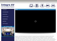 Strona internetowa z Integra Av. Sp. Z O.o.