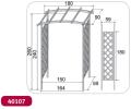 Pergola Arkade (bramka, ogród, kratka,jagram)