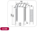 Pergola Olimpia (bramka, ogród, kratka,jagram)