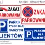 zakaz parkowania parking