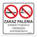 ZAKAZ PALENIA TYTONIU I E-PAPIEROSÓW