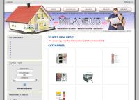 Strona internetowa z Milanbud. S.j.