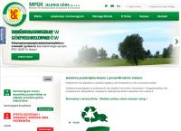 Strona internetowa z Miejskie Przedsiębiorstwo Gospodarki Komunalnej. Sp. Z O.o.