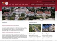 Strona internetowa z NDI S.A.
