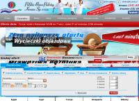 Strona internetowa z Informacja LOT