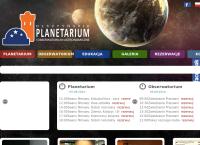 Strona internetowa z Olsztyńskie Planetarium