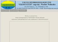 Ekosystem Usługi Hydrogeologiczne Wacław Waluszko