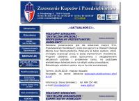 Strona internetowa z Zrzeszenie Kupców i Przedsiębiorców