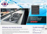 Strona internetowa z RYMAX. S.J.