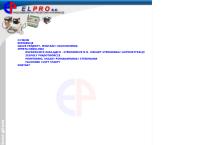 Strona internetowa z Elpro