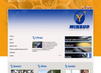 Strona internetowa z Minbud sp.j.