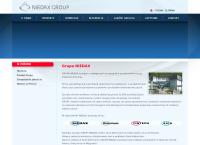 Strona internetowa z Niedax Kleinhuis Polska Sp. Z O.o.