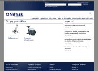 Strona internetowa z Nilfisk-Advance Sp. Z O.o.