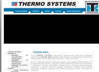 Strona internetowa z Thermo Systems Sp. Z O.o.
