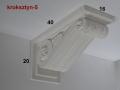 Kroksztyn styropianowy 40x20x16cm