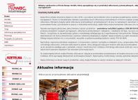 Strona internetowa z RUWAC Polska