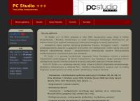 Strona internetowa z \"pc Studio Plus\" Kasy Fiskalne, Kumputery Sprzedaż