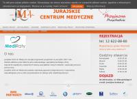 Strona internetowa z Jurajskie Centrum Medyczne. Przychodnia Specjalistyczna