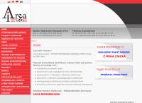Strona internetowa z Area-Invest