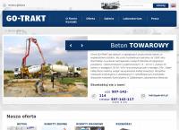 Strona internetowa z Go-Trakt