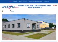 Strona internetowa z Active