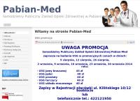Strona internetowa z Pabian-Med