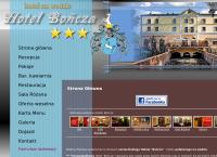Strona internetowa z Hotel Bończa Szczecin