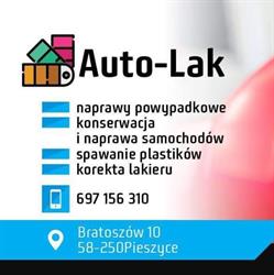 Auto-Lak. Mieszalnia lakierów samochodowych. Łapiński J.